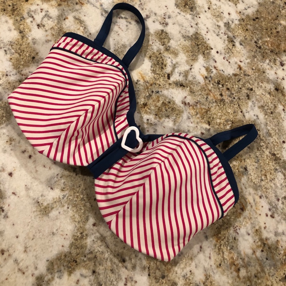 Cleo by Panache swim bikini top sailor sz 32G